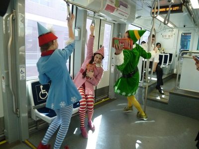 L to R: Savannah May as Salty Snow, Alexa Margo as Peppermint Stix & Jason Broussard  Photo