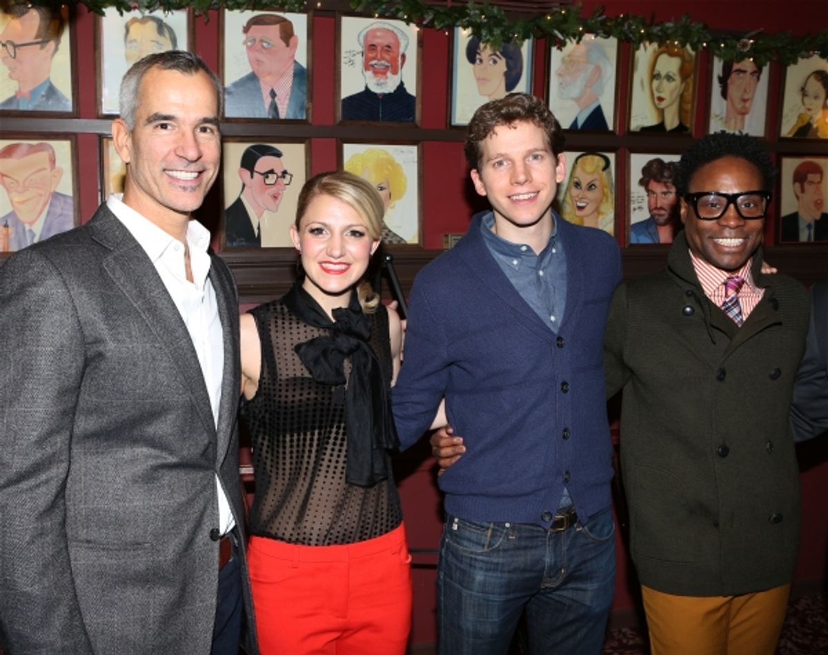 Jerry Mitchell, Annaleigh Ashford, Stark Sands and Billy Porter at 