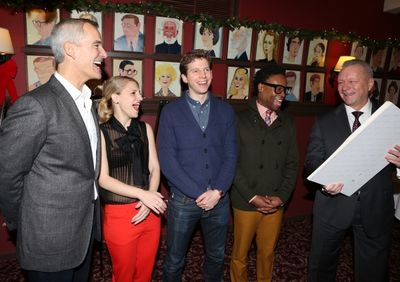Jerry Mitchell, Annaleigh Ashford, Stark Sands, Billy Porter and Max Klimaviciius  Photo