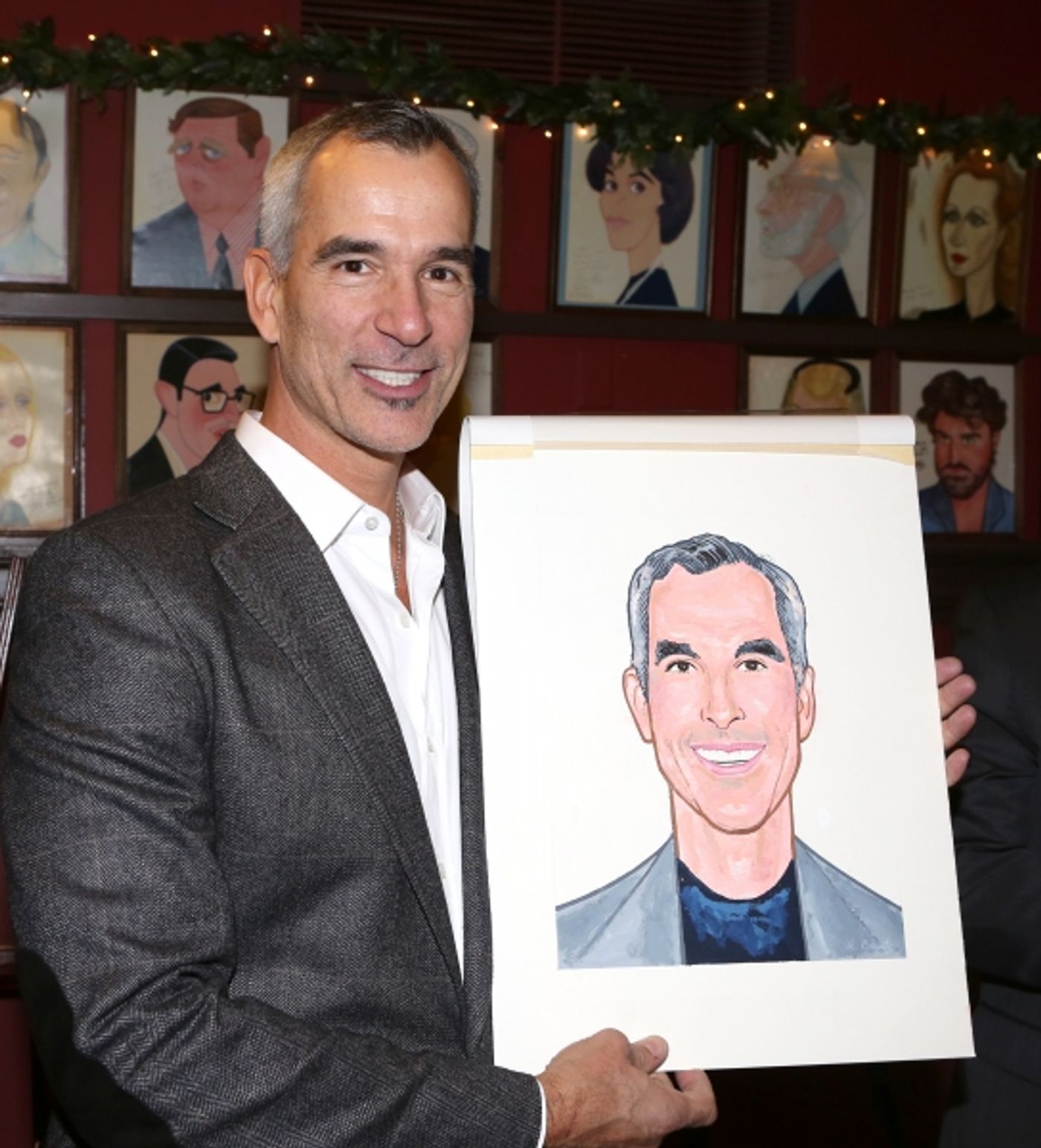 Photo Coverage: KINKY BOOTS' Billy Porter, Stark Sands, Annaleigh Ashford & Jerry Mitchell Unveil Sardi's Portraits!  Image