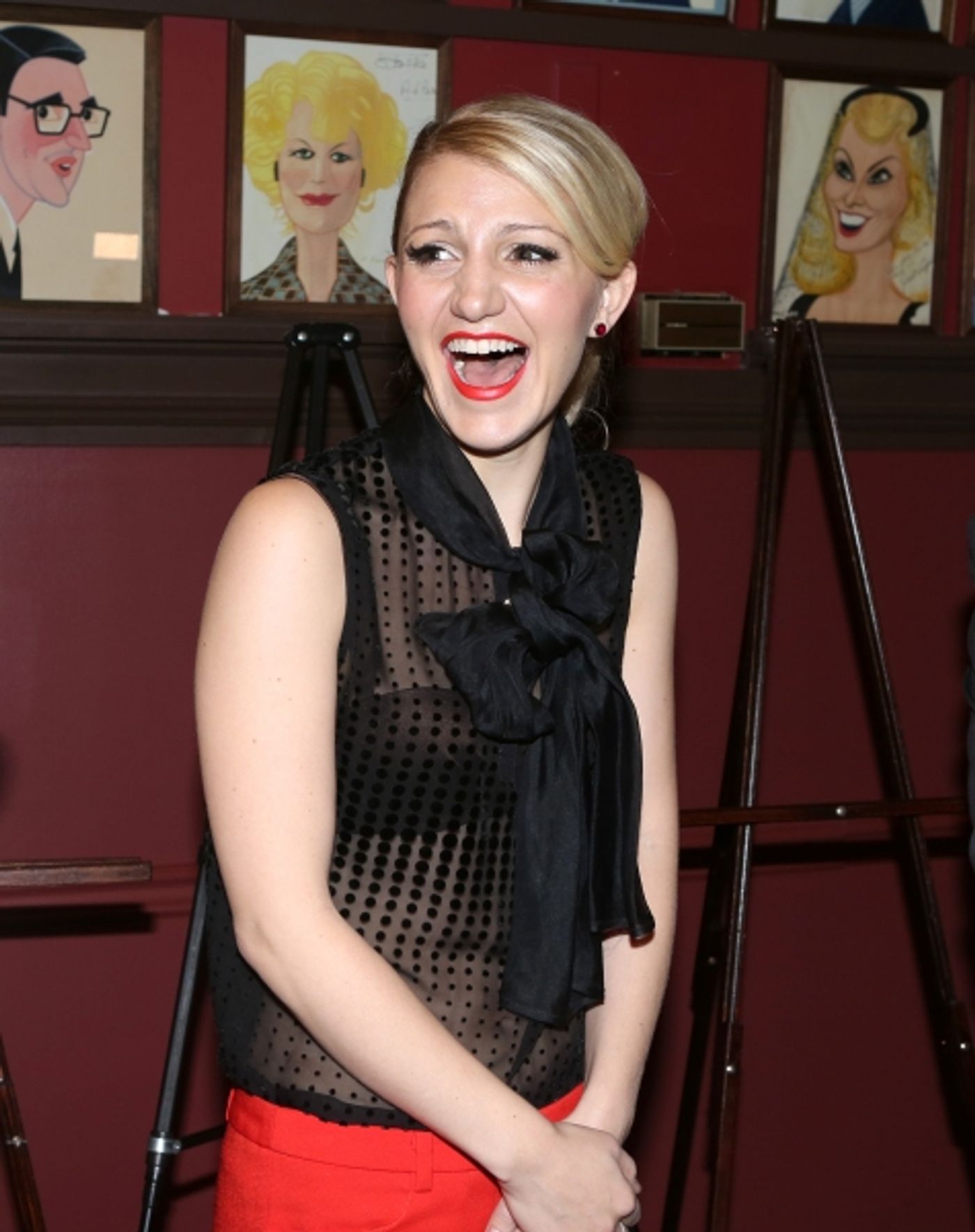 Photo Coverage: KINKY BOOTS' Billy Porter, Stark Sands, Annaleigh Ashford & Jerry Mitchell Unveil Sardi's Portraits!  Image