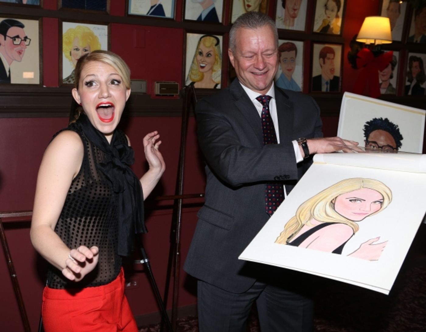 Photo Coverage: KINKY BOOTS' Billy Porter, Stark Sands, Annaleigh Ashford & Jerry Mitchell Unveil Sardi's Portraits! Photo Coverage: KINKY BOOTS' Billy Porter, Stark Sands, Annaleigh Ashford & Jerry Mitchell Unveil Sardi's Portraits! Image