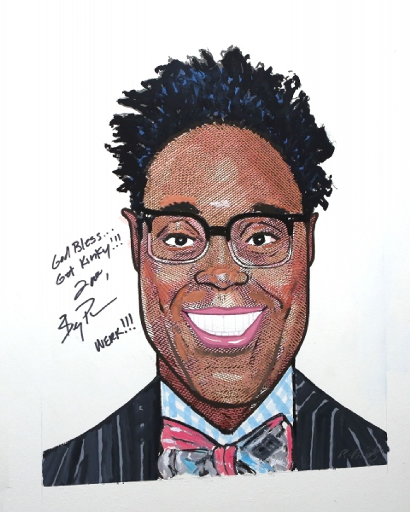 Photo Coverage: KINKY BOOTS' Billy Porter, Stark Sands, Annaleigh Ashford & Jerry Mitchell Unveil Sardi's Portraits!  Image