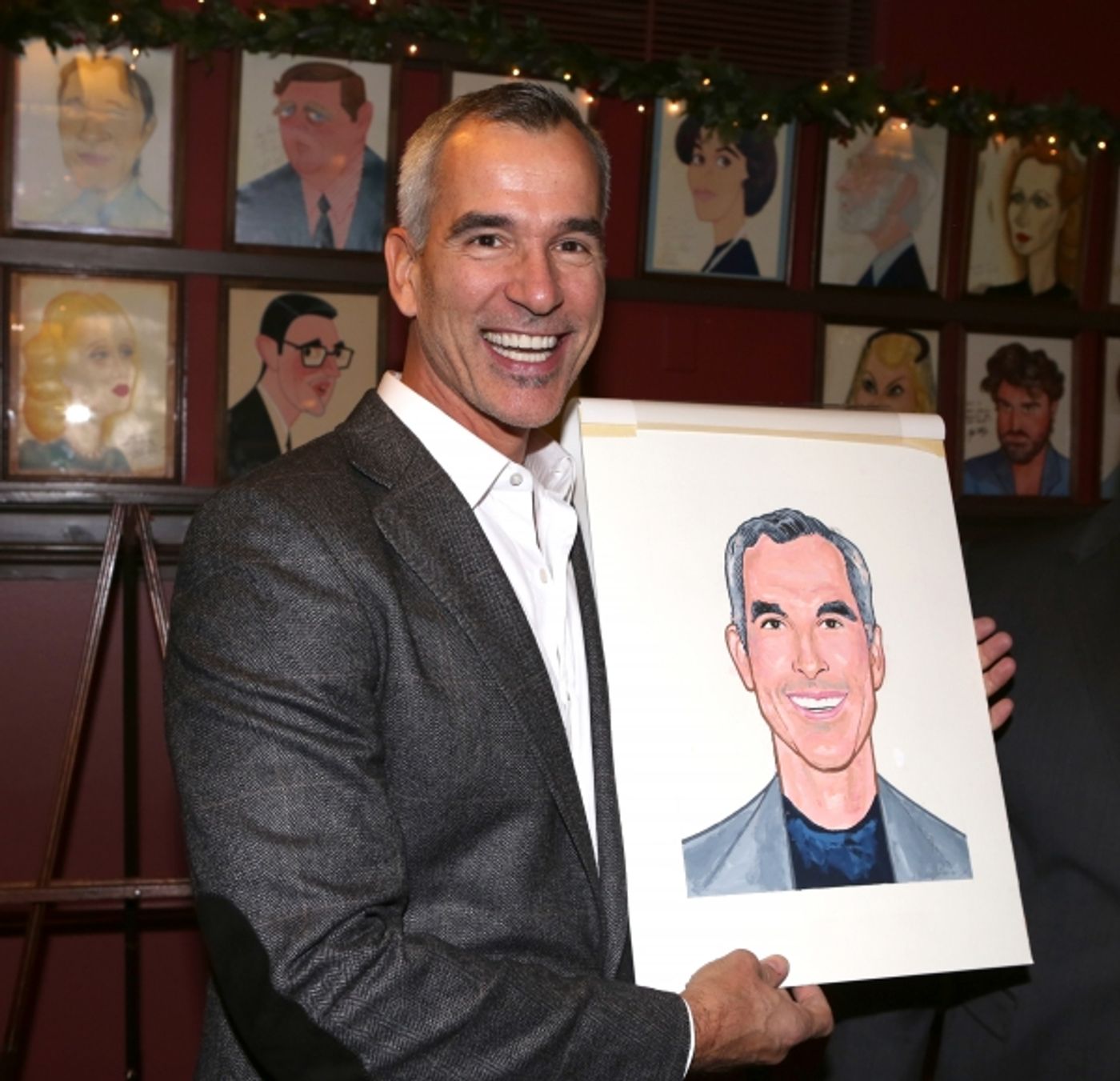 Photo Coverage: KINKY BOOTS' Billy Porter, Stark Sands, Annaleigh Ashford & Jerry Mitchell Unveil Sardi's Portraits!  Image