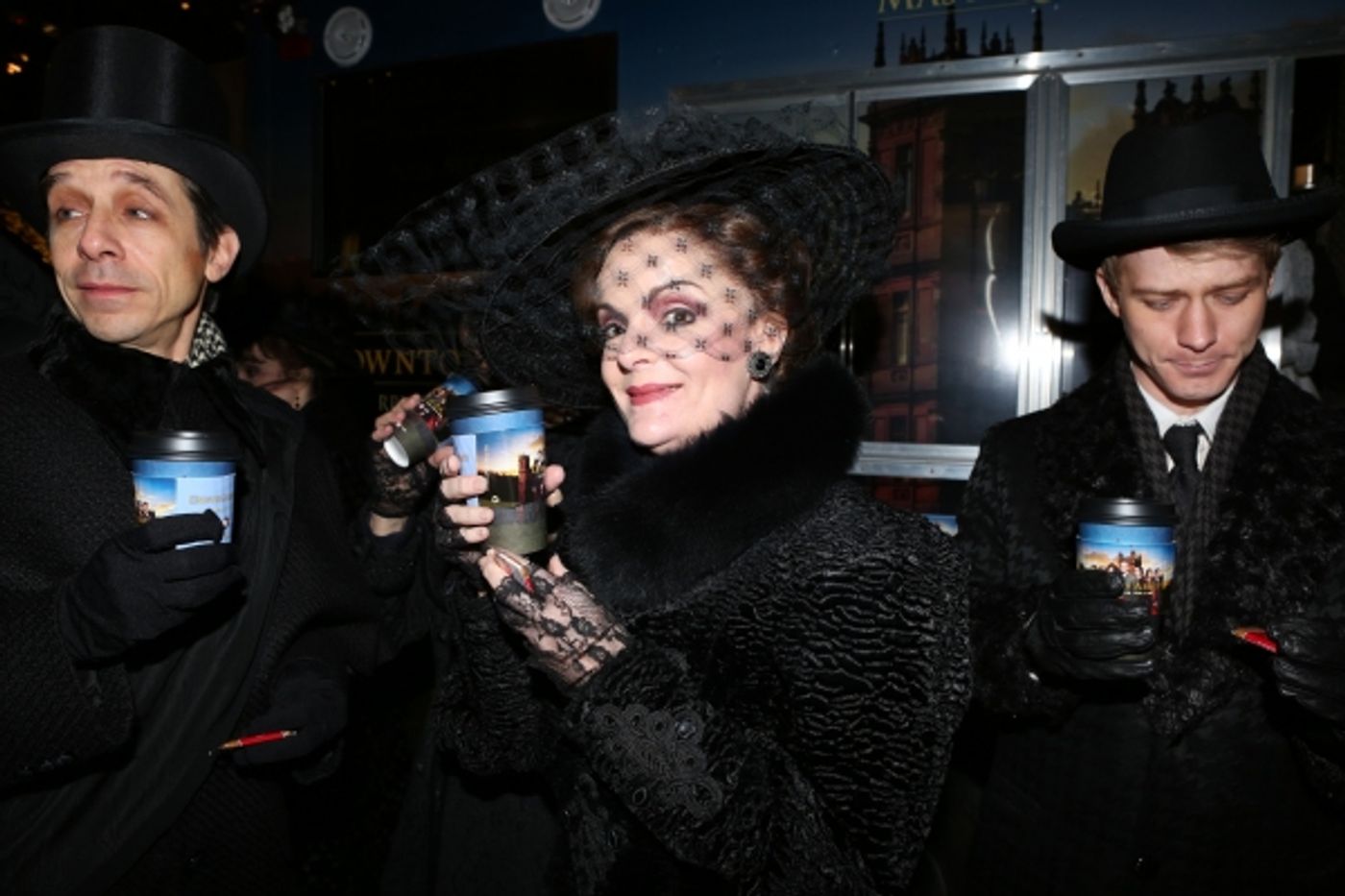 Photo Coverage: A GENTLEMAN'S GUIDE TO LOVE AND MURDER Cast Has Afternoon Tea at Downton Abbey Food Truck!  Image