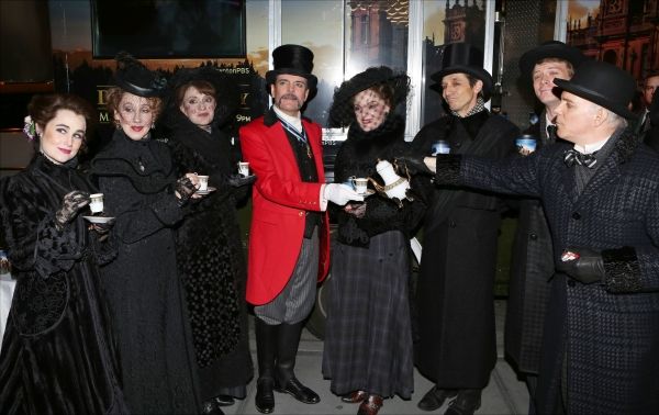 Photo Coverage: A GENTLEMAN'S GUIDE TO LOVE AND MURDER Cast Has Afternoon Tea at Downton Abbey Food Truck! — photo 31 of 43