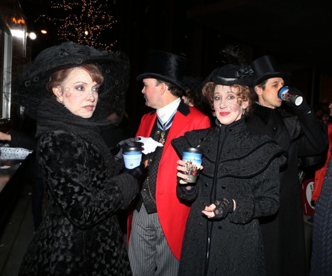 Photo Coverage: A GENTLEMAN'S GUIDE TO LOVE AND MURDER Cast Has Afternoon Tea at Downton Abbey Food Truck!  Image