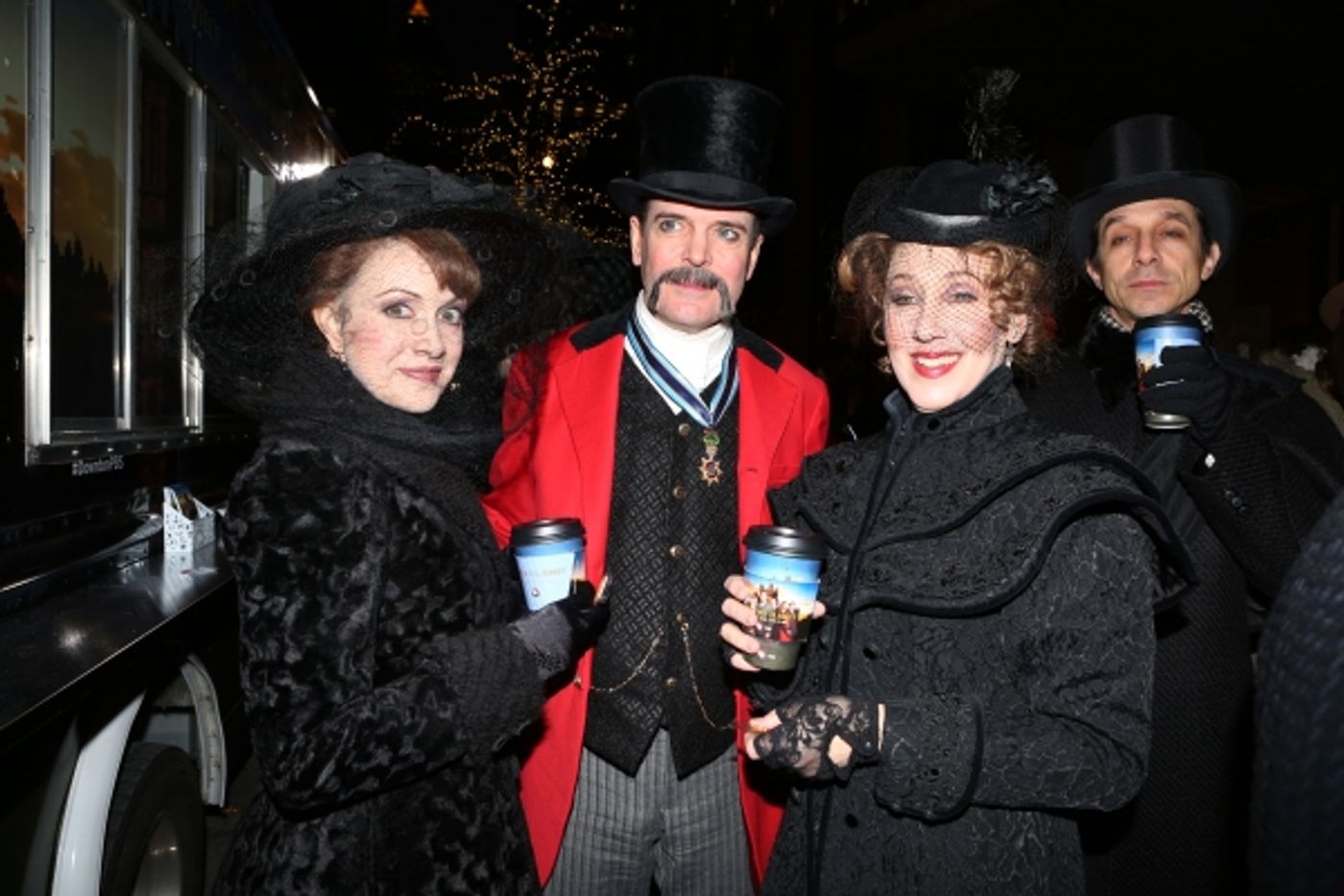 Photo Coverage: A GENTLEMAN'S GUIDE TO LOVE AND MURDER Cast Has Afternoon Tea at Downton Abbey Food Truck!  Image