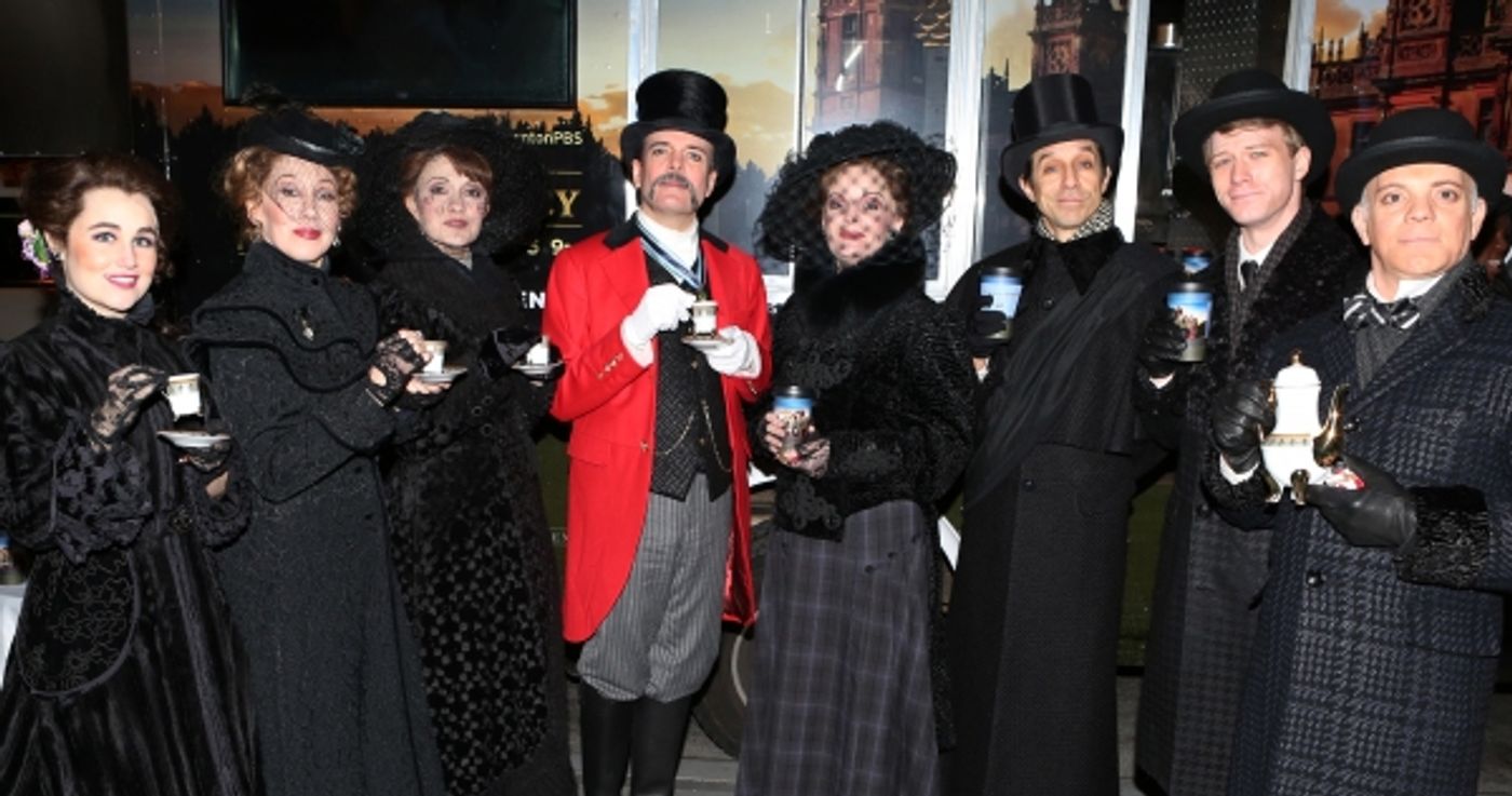 Photo Coverage: A GENTLEMAN'S GUIDE TO LOVE AND MURDER Cast Has Afternoon Tea at Downton Abbey Food Truck!  Image