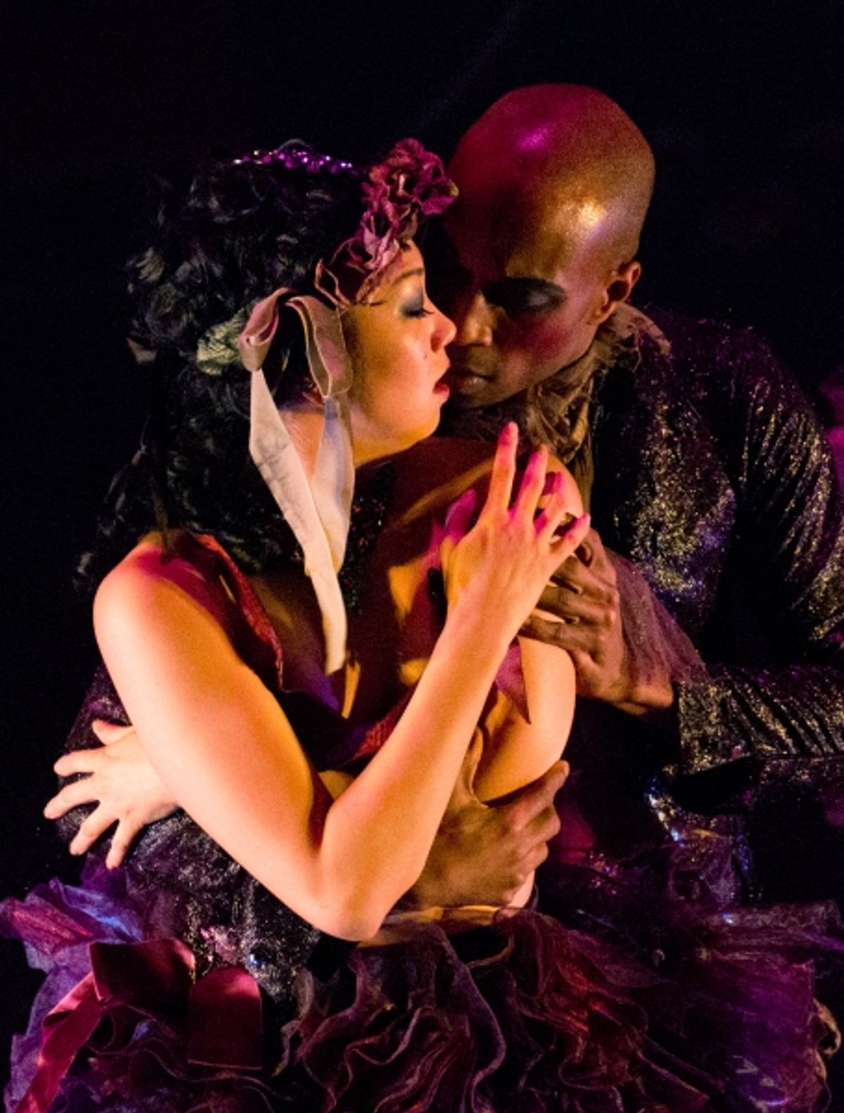 Kana Kimura and Davon Rainey in Nutcracker Rouge. Photographer: Robert Zash at 