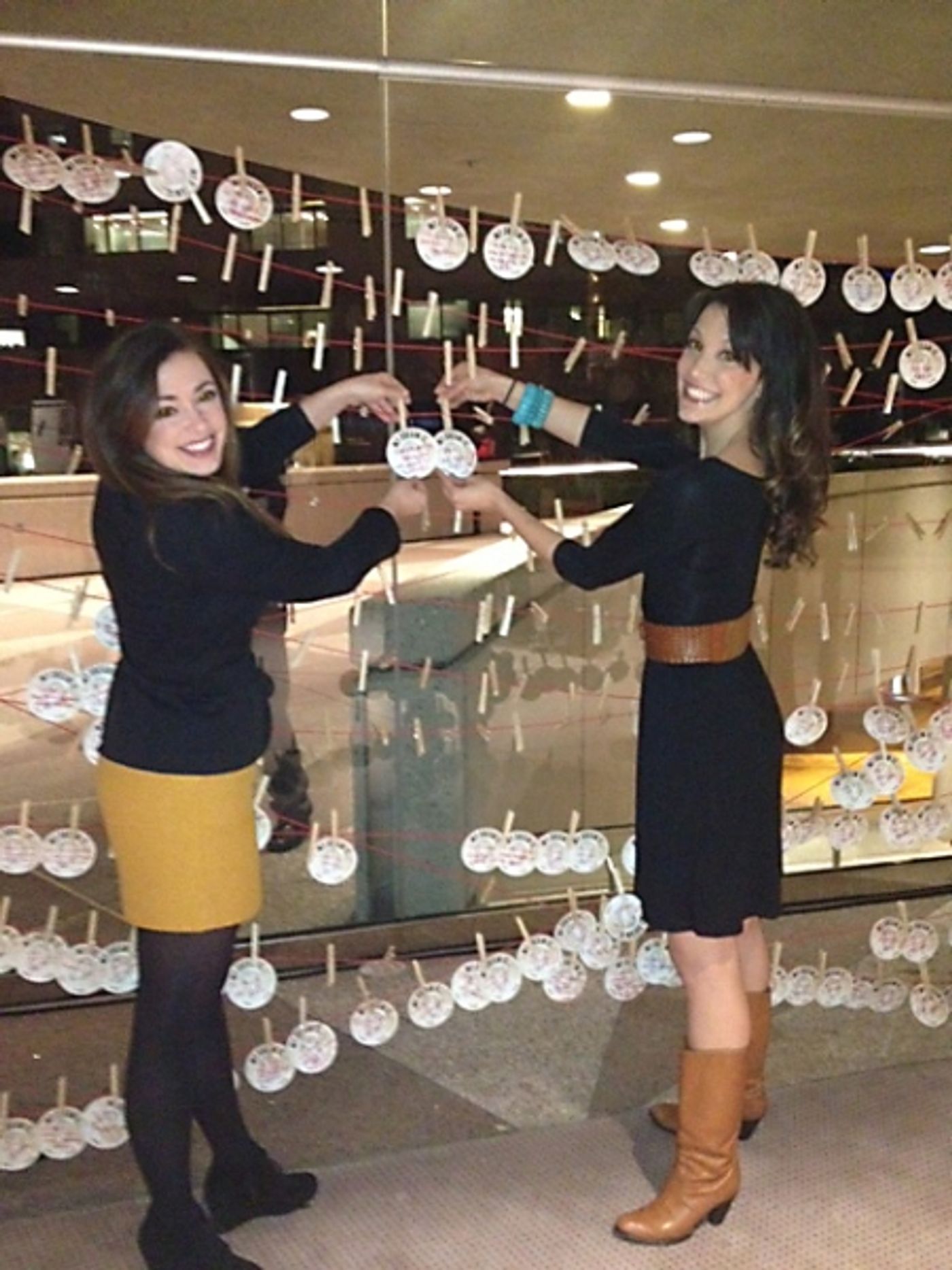 Photo Flash: EVITA's Caroline Bowman and Desi Oakley Have Fun at Segerstrom Center Photo Flash: EVITA's Caroline Bowman and Desi Oakley Have Fun at Segerstrom Center Image