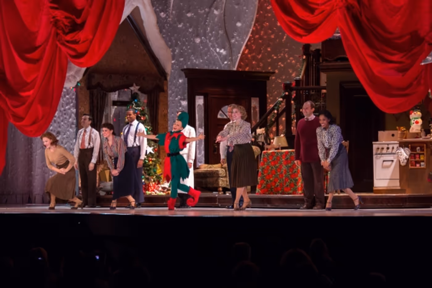 Photo Coverage: A CHRISTMAS STORY Returns to NYC! Inside the Opening Night Curtain Call Image
