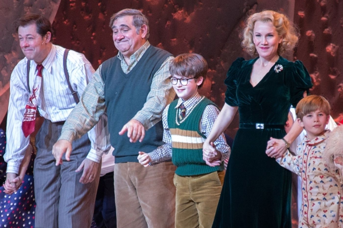 Photo Coverage: A CHRISTMAS STORY Returns to NYC! Inside the Opening Night Curtain Call Image
