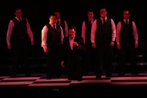 Michael Marra & Cast of CHESS Photo