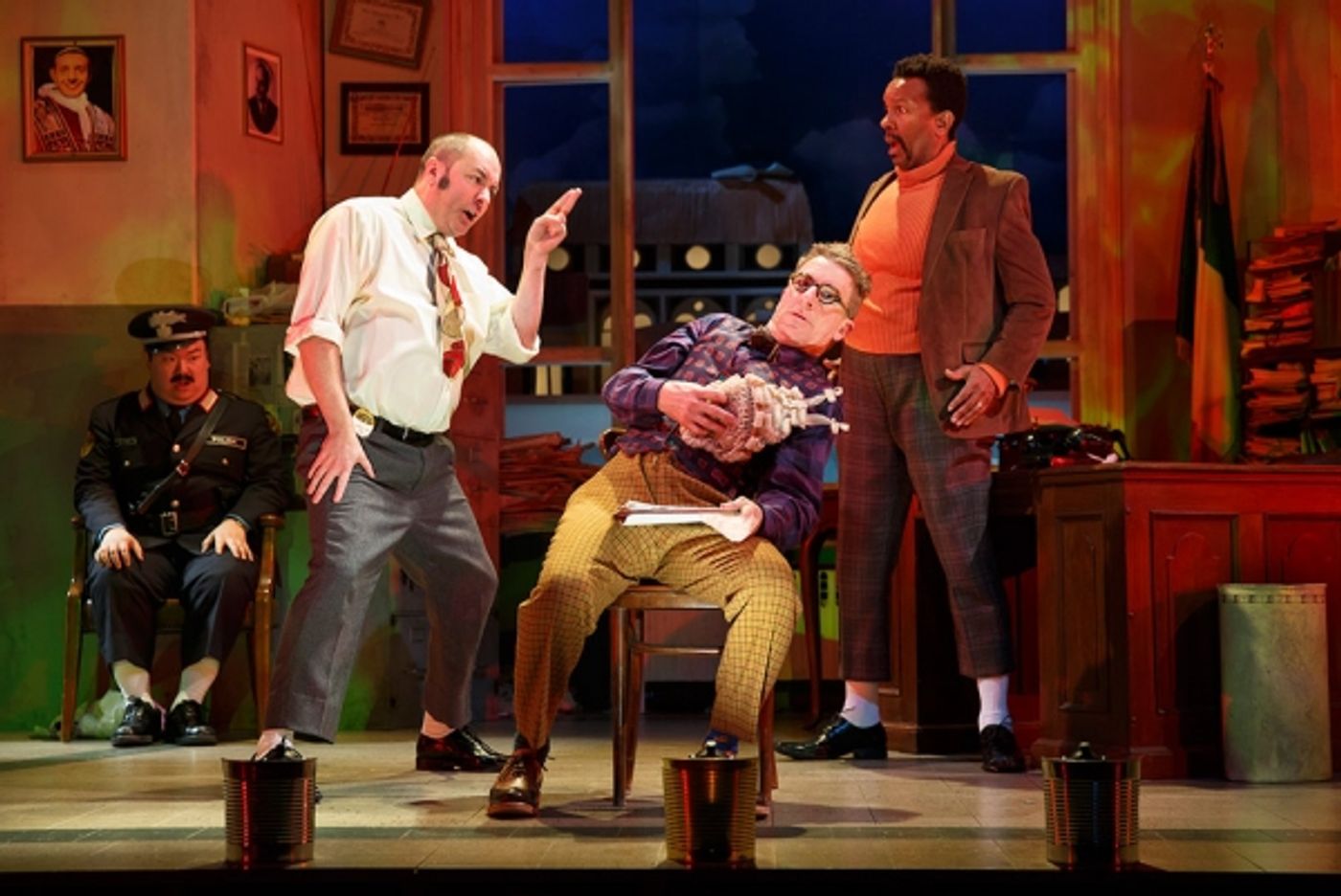 Photo Flash: First Look at Steven Epp, Liam Craig and More in ACCIDENTAL DEATH OF AN ANARCHIST  Image