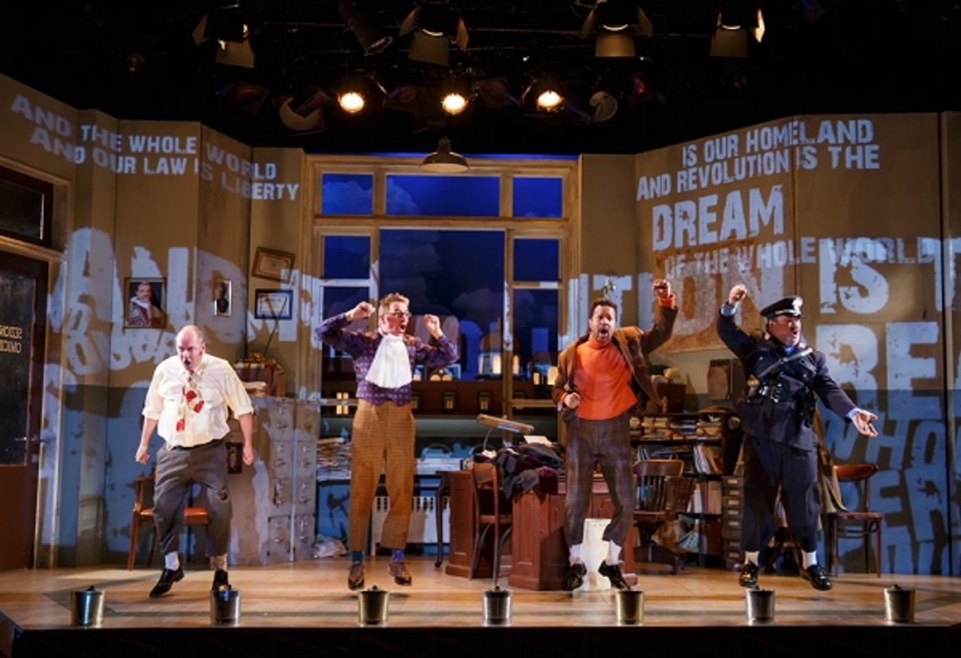 Photo Flash: First Look at Steven Epp, Liam Craig and More in ACCIDENTAL DEATH OF AN ANARCHIST  Image