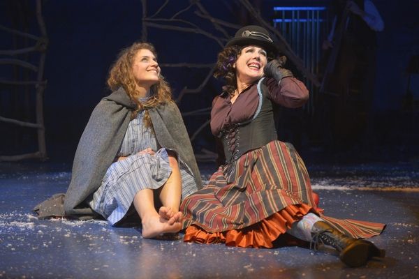 Gerda (Eryn Murman)shares a laugh with the Witch (Lee Ann Payne) in San Jose RepÃ¢ Photo