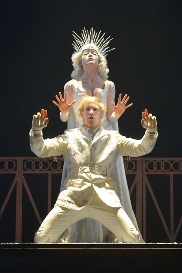 Kai (Tim Homsley) is under the Snow QueenÃ¢â‚¬â„¢s (Jane Pfitsch) spell in  Photo