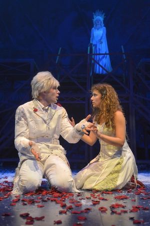 In the Snow Queen''s palace, Kai (Tim Homsley) and Gerda (Eryn Murman)reconnect as th Photo