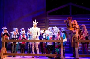 The WNO ChildrenÃ¢â‚¬â„¢s Chorus and Jacqueline Echols as the Unicorn Photo
