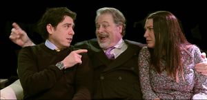 Frank (Scott Holmes) shares his philosophy of marriage with William (Scott McWhirter) Photo