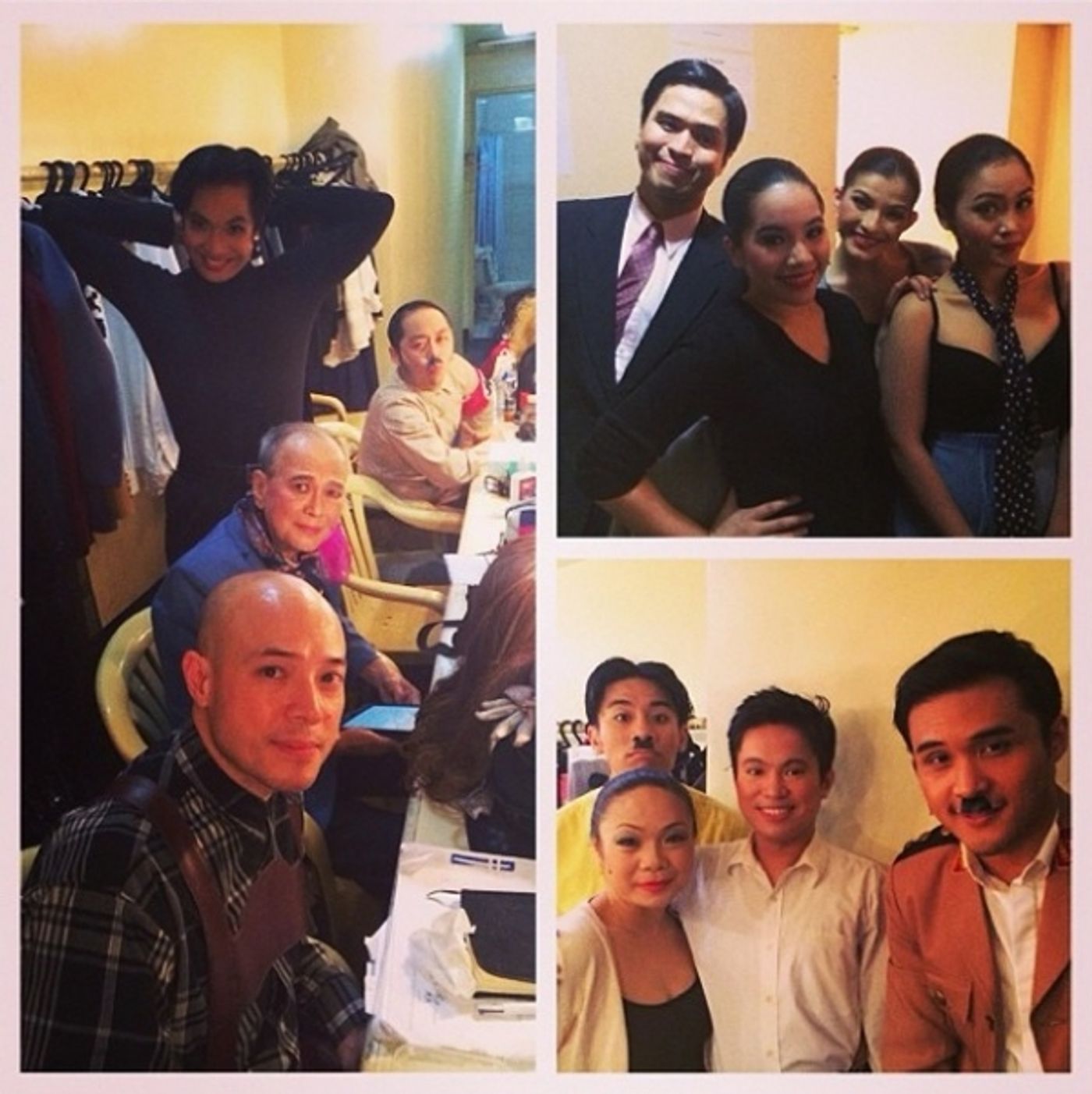 Photo Flash: Saturday Intermission Pics, Dec 14 - Men Alive Makes 'A Dwarf-us Line', BOOK OF MORMON's 'A Wreath of Franklin' and More!  Image