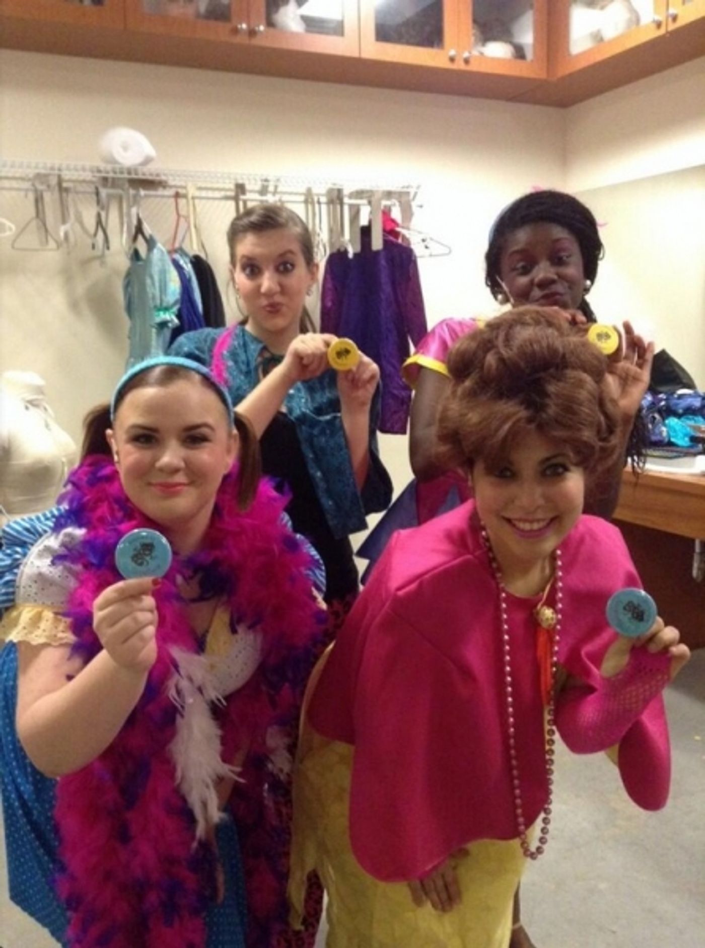 Photo Flash: Saturday Intermission Pics, Dec 14 - Men Alive Makes 'A Dwarf-us Line', BOOK OF MORMON's 'A Wreath of Franklin' and More!  Image