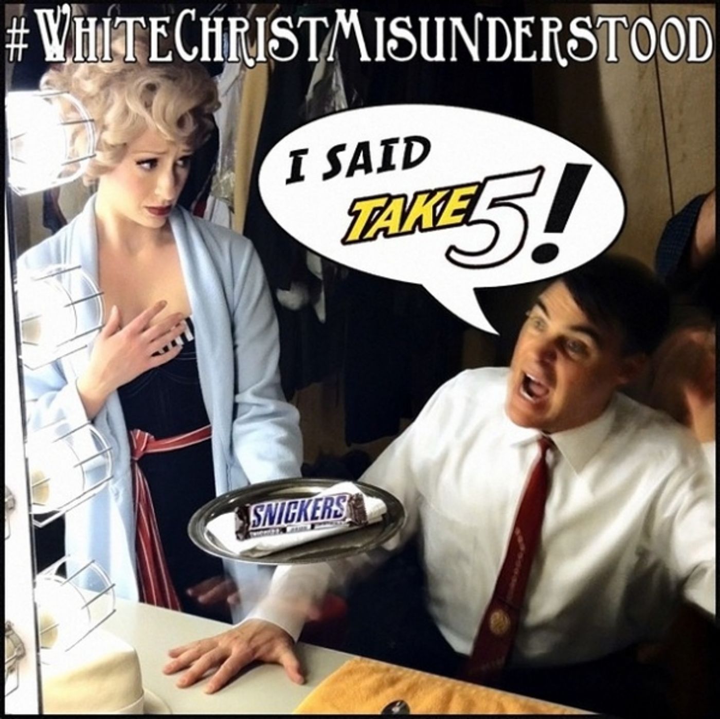 Photo Flash: Saturday Intermission Pics, Dec 14 - Men Alive Makes 'A Dwarf-us Line', BOOK OF MORMON's 'A Wreath of Franklin' and More!  Image