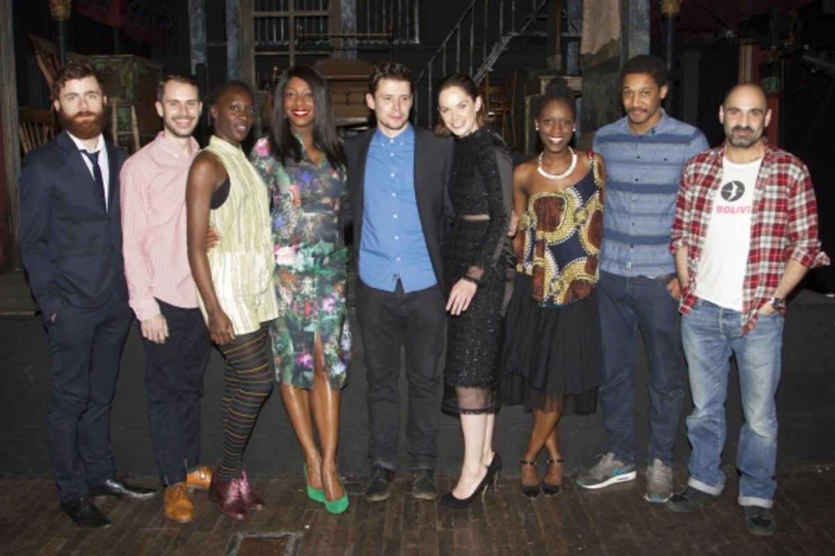 Christian Edwards, Adam Sopp, Ony Uhiara, Nicola Hughes, Ruth Wilson, Sharon Duncan-Brewster, Simon Coombs and Zubin Varla at 