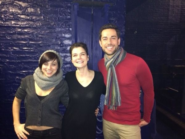 Krysta Rodriguez, Betsy Brandt, Zachary Levi Photo