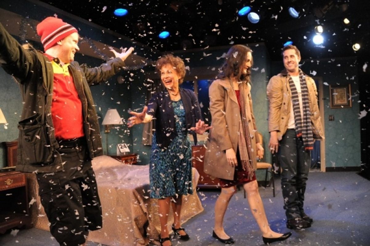 Sheffield Chastain, Carol Lawrence,Charlotte Cohn,  Jonathan Salep at 