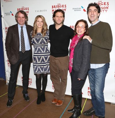 Bartlett Sher, Kellie O''Hara, Steven Pasquale, Marsha Norman and Jason Robert Brown  Photo