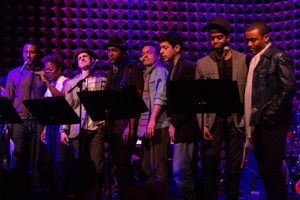 Ken Robinson, Nikki Kimbrough, James Lambert, Chad Carstarphen, Eddie Varley, Ruben Ortiz, Julius Thomas III, Ben Mapp @ BroadwayWorld Ken Robinson, Nikki Kimbrough, James Lambert, Chad Carstarphen, Eddie Varley, Ruben O Photo