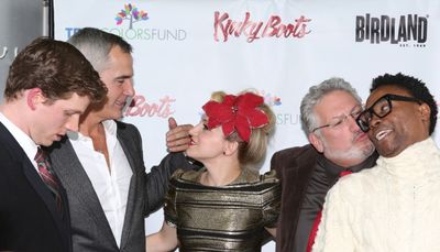 Stark Sands, Jerry Mitchell, Annaleigh Ashford, Harvey Fierstein and Billy Porter Photo