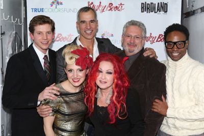 Stark Sands, Annaleigh Ashford, Jerry Mitchell, Cyndi Lauper, Harvey Fierstein and Bi Photo