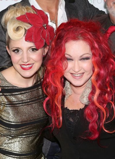 Annaleigh Ashford and Cyndi Lauper  Photo