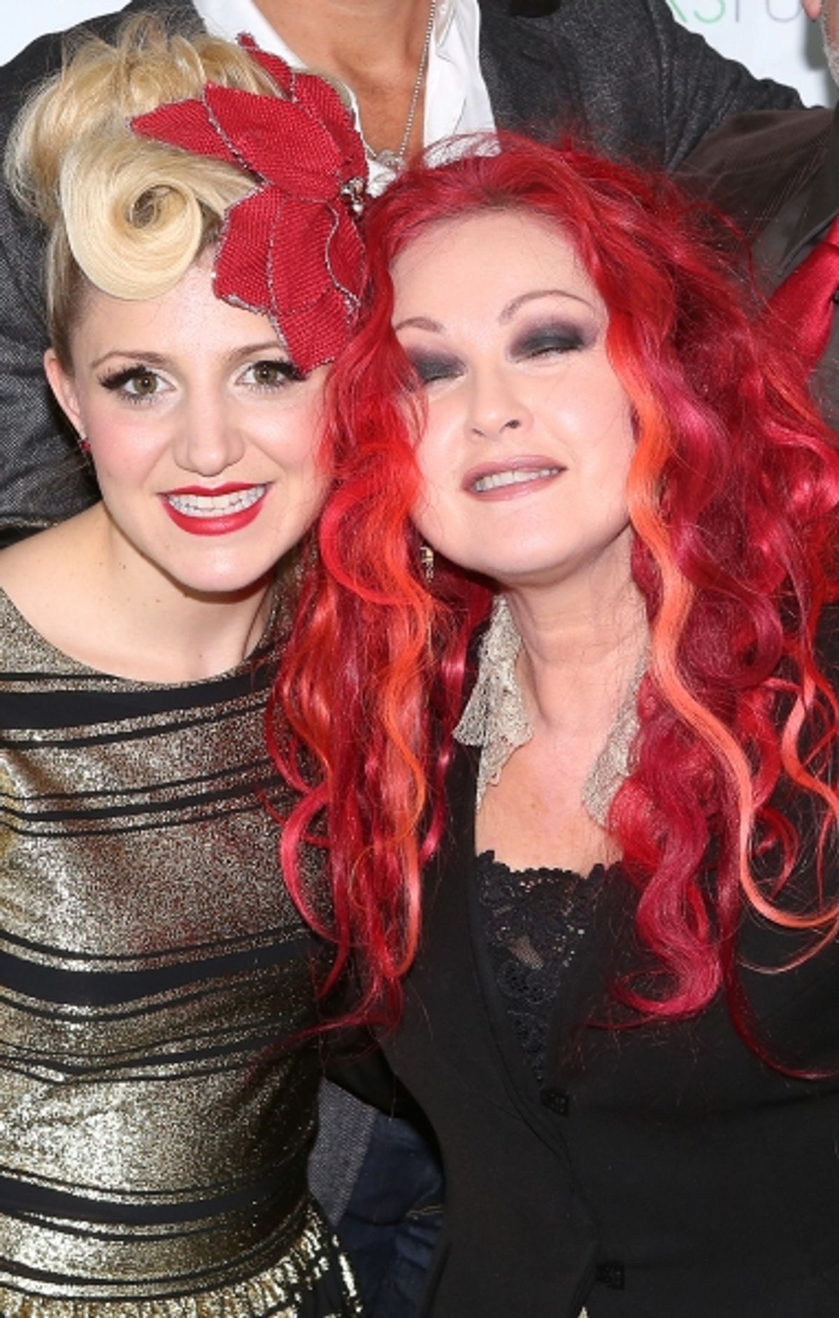 Annaleigh Ashford and Cyndi Lauper  at 