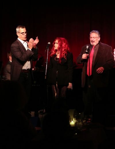 Jerry Mitchell, Cyndi Lauper and Harvey Fierstein  Photo