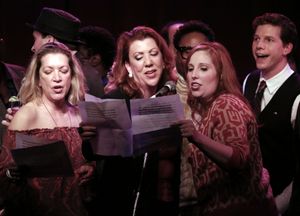 ''Kinky Boots'' cast members featuring Adinah Alexander, Jennifer Perry, Billy Porter Photo