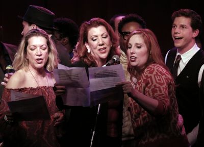 ''Kinky Boots'' cast members featuring Adinah Alexander, Jennifer Perry, Billy Porter Photo