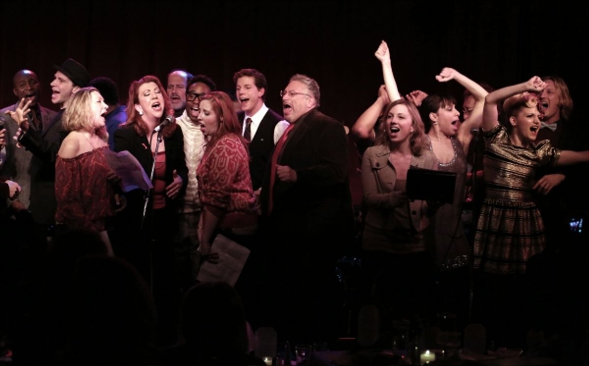 Adinah Alexander, Jennifer Perry, Billy Porter, Tory Ross, Stark Sands, Harvey Fierstein and Annaleigh Ashford at 
