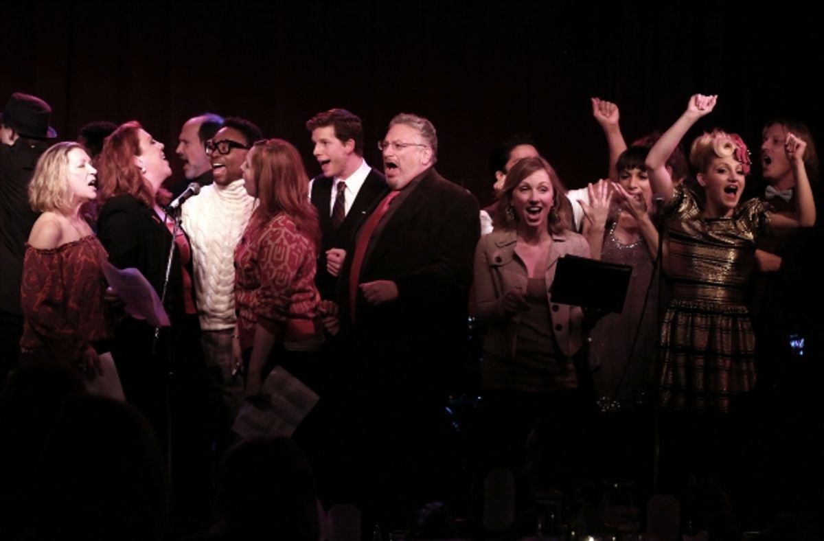 Adinah Alexander, Jennifer Perry, Billy Porter, Tory Ross, Stark Sands, Harvey Fierstein and Annaleigh Ashford at 