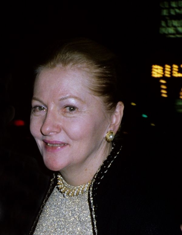 Joan Fontaine in New York City on October 2, 1981.   Photo