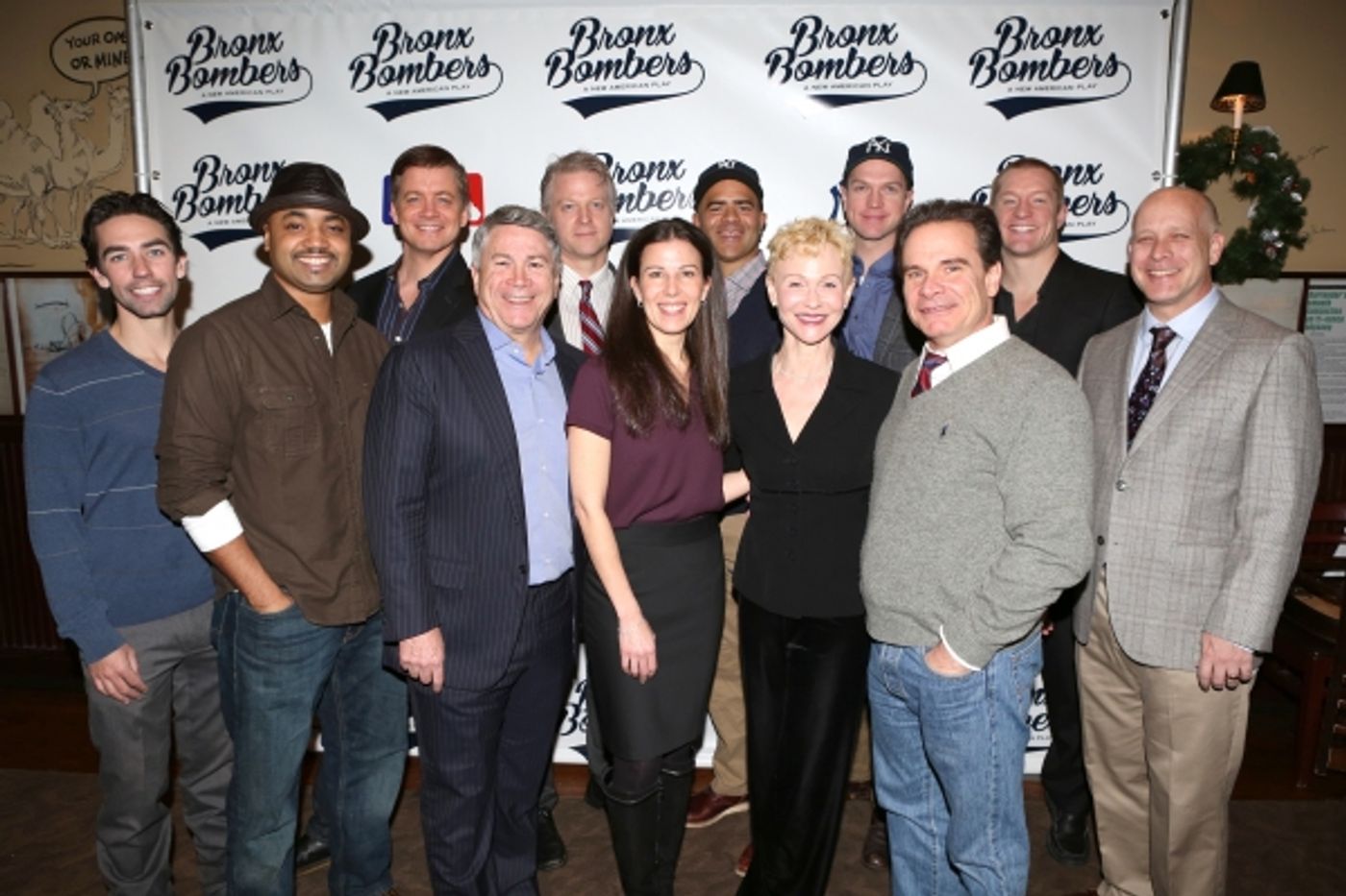Photo Coverage: Batter Up! Meet the Broadway Cast of BRONX BOMBERS Photo Coverage: Batter Up! Meet the Broadway Cast of BRONX BOMBERS Image