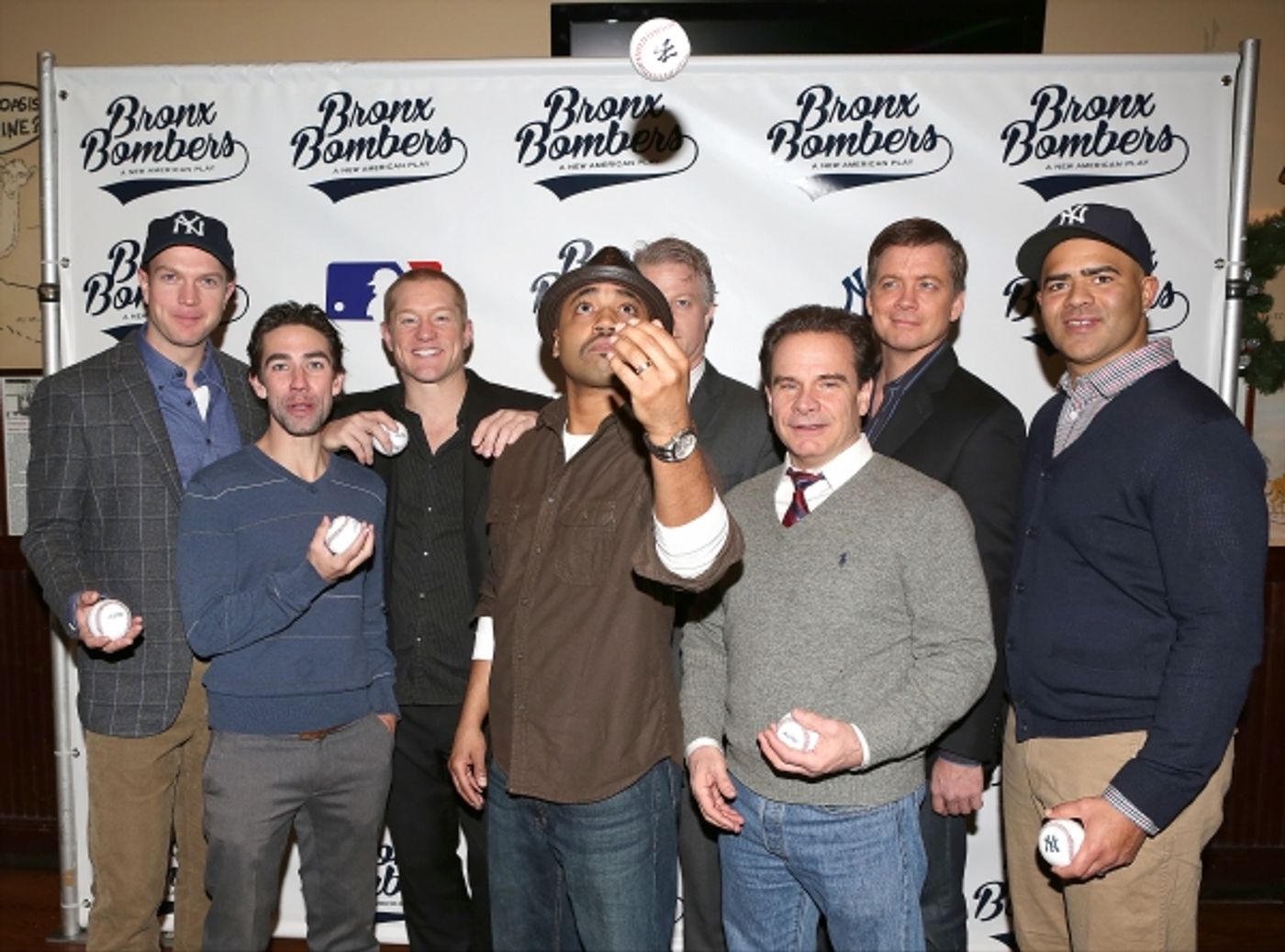 Photo Coverage: Batter Up! Meet the Broadway Cast of BRONX BOMBERS Photo Coverage: Batter Up! Meet the Broadway Cast of BRONX BOMBERS Image