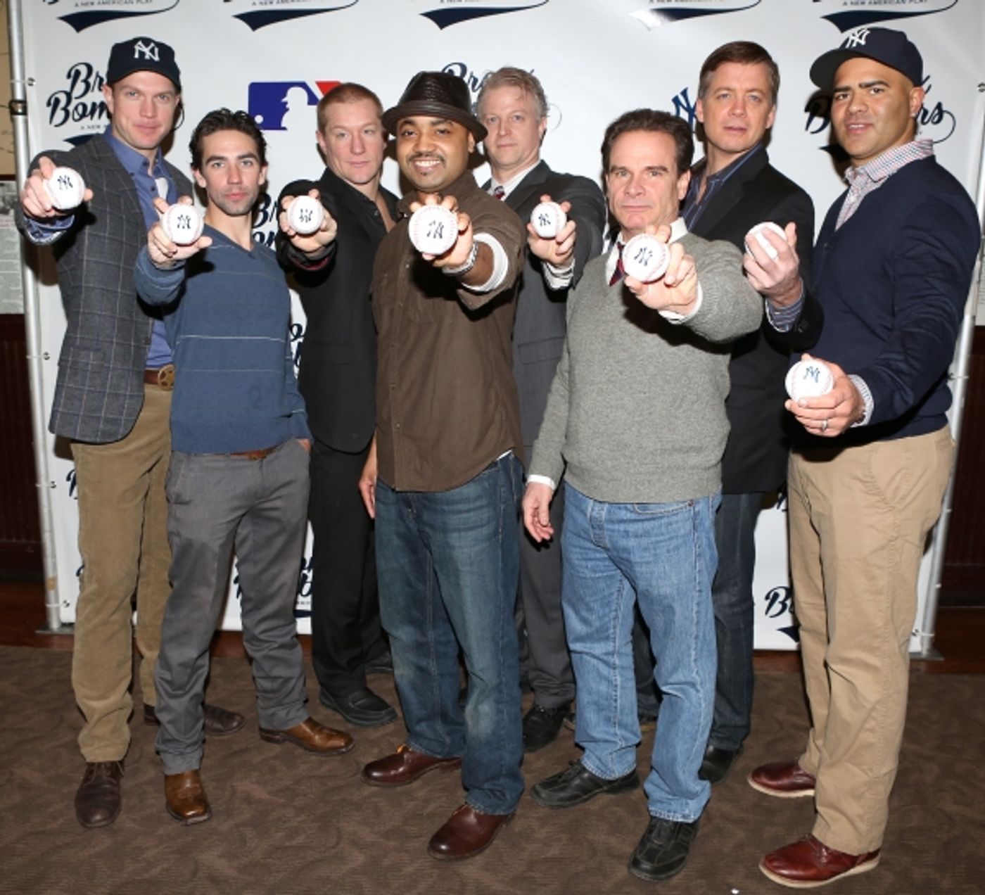 Photo Coverage: Batter Up! Meet the Broadway Cast of BRONX BOMBERS Photo Coverage: Batter Up! Meet the Broadway Cast of BRONX BOMBERS Image