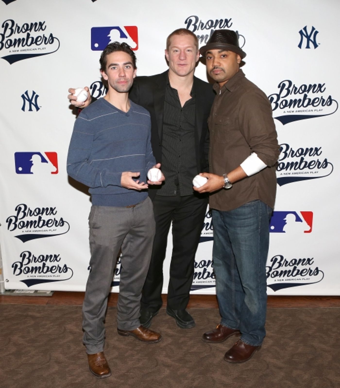 Photo Coverage: Batter Up! Meet the Broadway Cast of BRONX BOMBERS Photo Coverage: Batter Up! Meet the Broadway Cast of BRONX BOMBERS Image