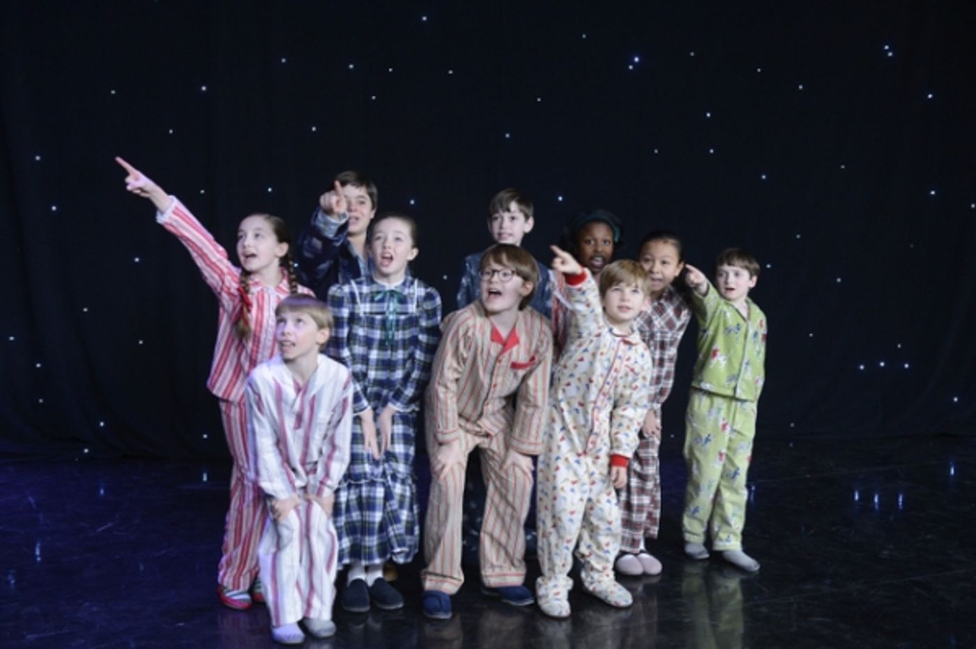 Photo Flash: Behind the Scenes - Cast of A CHRISTMAS STORY, THE MUSICAL Films GOOD MORNING AMERICA Medley  Image