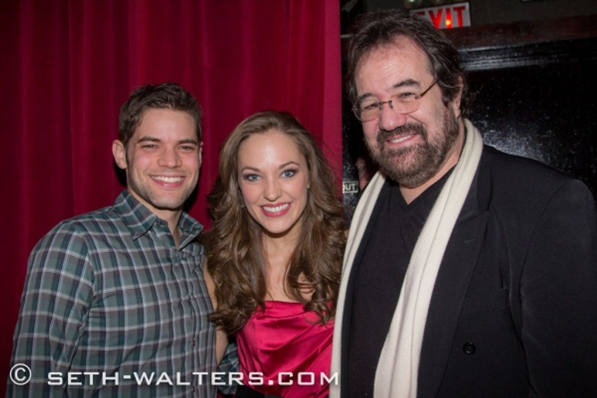 Jeremy Jordan, Laura Osnes, Michael Lanning at 