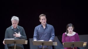 Bill Buell, Patrick Wilson and America Ferrera Photo